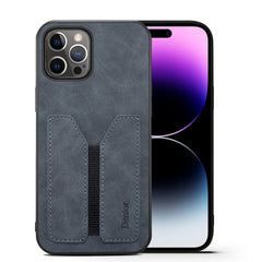 Denior DV Elastic Card PU Back Cover Phone Case, For iPhone 14, For iPhone 14 Plus, For iPhone 14 Pro, For iPhone 14 Pro Max, For iPhone 13 mini, For iPhone 13