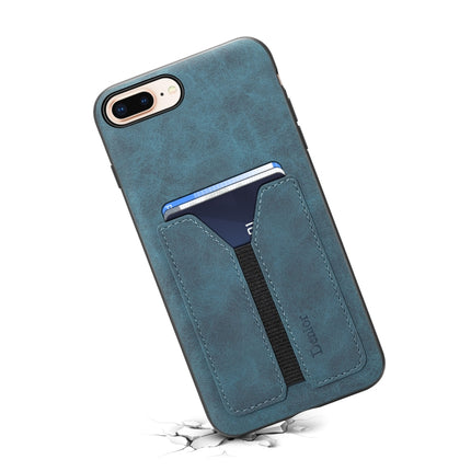 Denior DV Elastic Card PU Back Cover Phone Case, For iPhone 7 Plus / 8 Plus