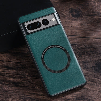 Magsafe Magnetic Ring Leather Texture Phone Case, For Google Pixel 6, For Google Pixel 6 Pro, For Google Pixel 7, For Google Pixel 7 Pro