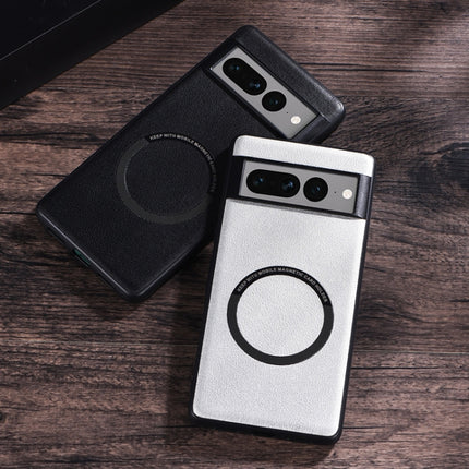 Magsafe Magnetic Ring Leather Texture Phone Case, For Google Pixel 6, For Google Pixel 6 Pro, For Google Pixel 7, For Google Pixel 7 Pro