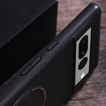 Magsafe Magnetic Ring Leather Texture Phone Case, For Google Pixel 6, For Google Pixel 6 Pro, For Google Pixel 7, For Google Pixel 7 Pro