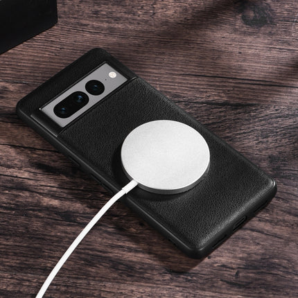 Magsafe Magnetic Ring Leather Texture Phone Case, For Google Pixel 6, For Google Pixel 6 Pro, For Google Pixel 7, For Google Pixel 7 Pro