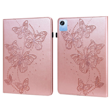 Embossed Butterfly Pattern Leather Tablet Case, For OPPO Pad Air 2022, For Realme Pad X, For Xiaomi Redmi Pad 10.61, For Nokia T20 10.4 2021