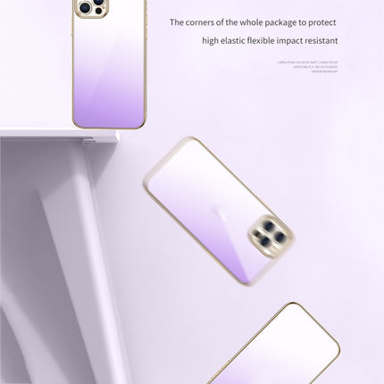 SULADA Iridescence Series Plating Transparent Gradient Phone Case, For iPhone 14 Plus, For iPhone 14 Pro, For iPhone 14 Pro Max, For iPhone 14