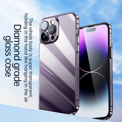 SULADA Crystal Steel Series TPU Transparent Phone Case, For iPhone 14, For iPhone 14 Plus, For iPhone 14 Pro, For iPhone 14 Pro Max