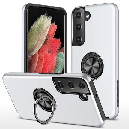 PC + TPU Magnetic Phone Case with Invisible Ring Holder, For Samsung Galaxy S22 5G, For Samsung Galaxy S22+ 5G, For Samsung Galaxy S22 Ultra 5G