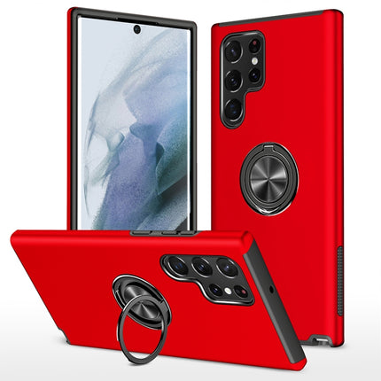 PC + TPU Magnetic Phone Case with Invisible Ring Holder, For Samsung Galaxy S22 5G, For Samsung Galaxy S22+ 5G, For Samsung Galaxy S22 Ultra 5G