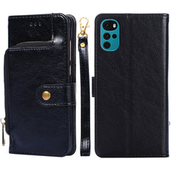 Zipper Bag Leather Phone Case, For Motorola Moto E32 India/E22s 4G Global, For OPPO A17, For OPPO K10x 5G, For Realme C33 4G, For vivo V25 5G/V25e 5G/X80 Lite, For vivo Y16 4G/Y02s 4G