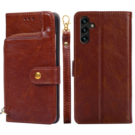 Zipper Bag Leather Phone Case, For vivo Y55 4G, For Samsung Galaxy A04s, For Xiaomi Civi 2 5G, For Xiaomi Poco M5 4G