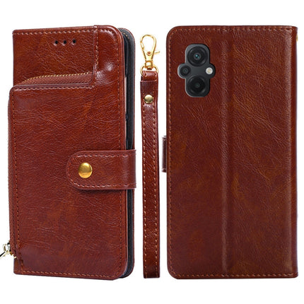 Zipper Bag Leather Phone Case, For vivo Y55 4G, For Samsung Galaxy A04s, For Xiaomi Civi 2 5G, For Xiaomi Poco M5 4G