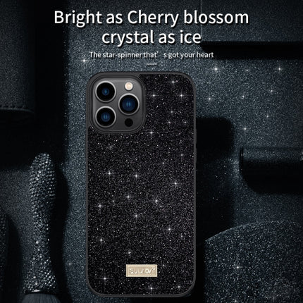 SULADA PC+TPU Leather Glitter Phone Case, For iPhone 14, For iPhone 14 Plus, For iPhone 14 Pro, For iPhone 14 Pro Max