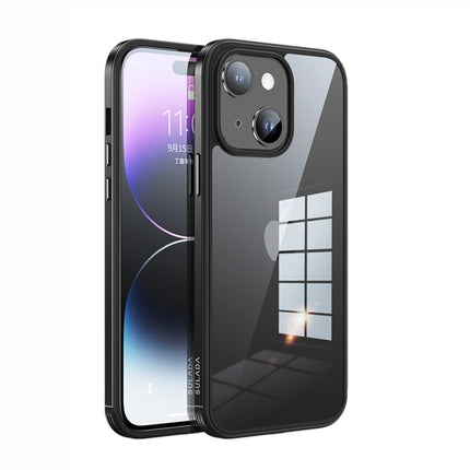 SULADA Metal Frame + Nano Glass + TPU Phone Case, For iPhone 14, For iPhone 14 Plus, For iPhone 14 Pro