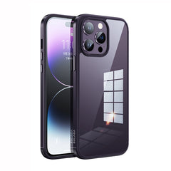 SULADA Metal Frame + Nano Glass + TPU Phone Case, For iPhone 14, For iPhone 14 Plus, For iPhone 14 Pro