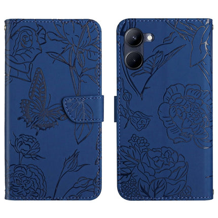 HT03 Skin Feel Butterfly Embossed Flip Leather Phone Case, For Realme 10 5G, For Realme C33, For Xiaomi Redmi A1+, For Samsung Galaxy S23 Ultra 5G