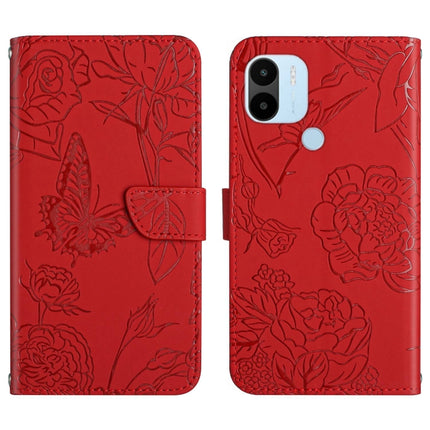 HT03 Skin Feel Butterfly Embossed Flip Leather Phone Case, For Realme 10 5G, For Realme C33, For Xiaomi Redmi A1+, For Samsung Galaxy S23 Ultra 5G
