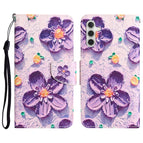 For Samsung Galaxy A14 5G / Purple Flower