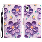 For Samsung Galaxy A23e / Purple Flower