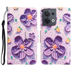 For OPPO Reno8 / Purple Flower