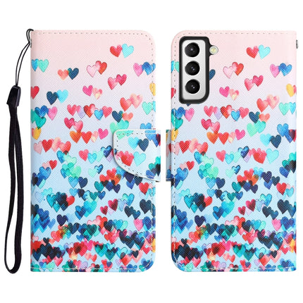 Colored Drawing Leather Phone Case, For Samsung Galaxy S23 5G