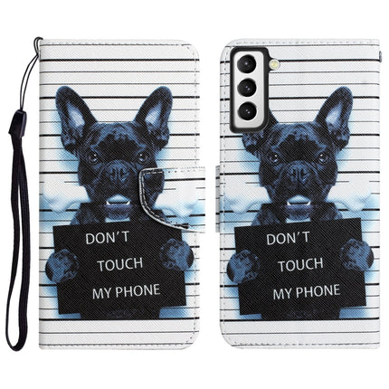 Colored Drawing Leather Phone Case, For Samsung Galaxy S23 5G