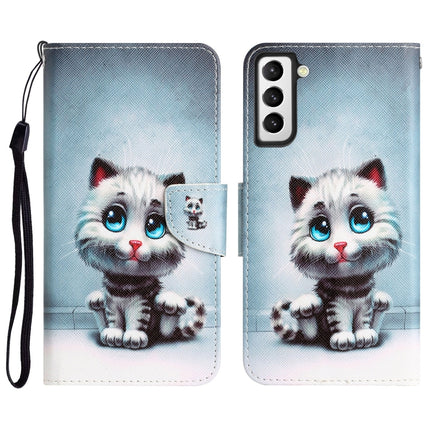 Colored Drawing Leather Phone Case, For Samsung Galaxy S23+ 5G