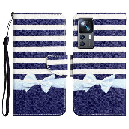 Colored Drawing Leather Phone Case, For Xiaomi 12T / 12T Pro / Redmi K50 Ultra