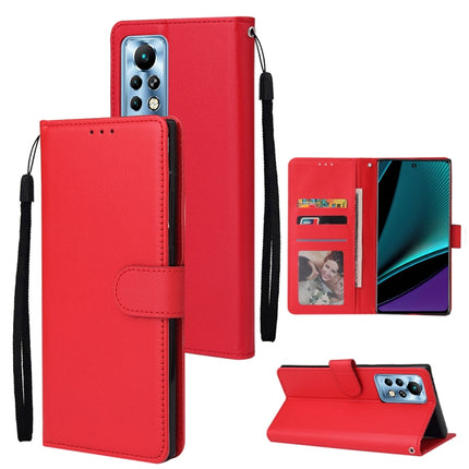 Multifunctional Horizontal Flip Leather Case with Three Card Slot, For Infinix Note 11s, For Infinix Note 11 Pro, For Infinix Note 10 Pro