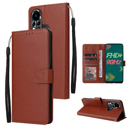 Multifunctional Horizontal Flip Leather Case with Three Card Slot, For Infinix Hot 11s, For Infinix Hot 10, For Infinix Hot 10s