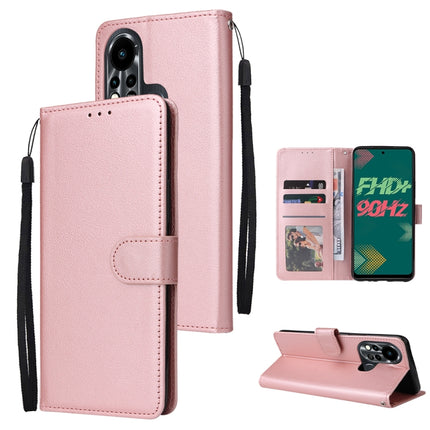 Multifunctional Horizontal Flip Leather Case with Three Card Slot, For Infinix Hot 11s, For Infinix Hot 10, For Infinix Hot 10s