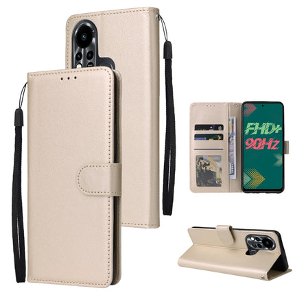 Multifunctional Horizontal Flip Leather Case with Three Card Slot, For Infinix Hot 11s, For Infinix Hot 10, For Infinix Hot 10s