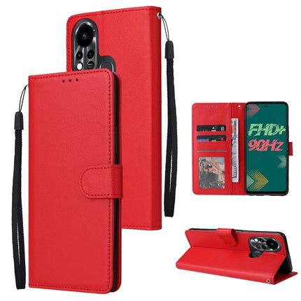 Multifunctional Horizontal Flip Leather Case with Three Card Slot, For Infinix Hot 11s, For Infinix Hot 10, For Infinix Hot 10s