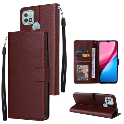 Multifunctional Horizontal Flip Leather Case with Three Card Slot, For Infinix Hot 10i, For Infinix Hot 9 Play, For Infinix Smart 5