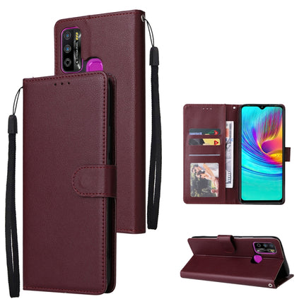 Multifunctional Horizontal Flip Leather Case with Three Card Slot, For Infinix Hot 10i, For Infinix Hot 9 Play, For Infinix Smart 5
