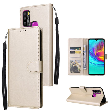 Multifunctional Horizontal Flip Leather Case with Three Card Slot, For Infinix Hot 10i, For Infinix Hot 9 Play, For Infinix Smart 5