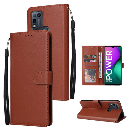 Multifunctional Horizontal Flip Leather Case with Three Card Slot, For Infinix Hot 10i, For Infinix Hot 9 Play, For Infinix Smart 5