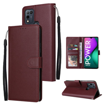 Multifunctional Horizontal Flip Leather Case with Three Card Slot, For Infinix Hot 10i, For Infinix Hot 9 Play, For Infinix Smart 5