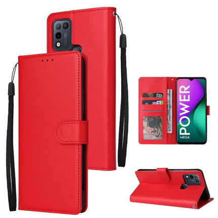 Multifunctional Horizontal Flip Leather Case with Three Card Slot, For Infinix Hot 10i, For Infinix Hot 9 Play, For Infinix Smart 5