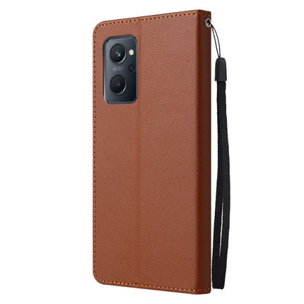 Multifunctional Horizontal Flip Leather Case with Three Card Slot, For Realme 9i, For Realme 8i, For Realme C21Y / C25Y