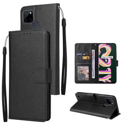 Multifunctional Horizontal Flip Leather Case with Three Card Slot, For Realme 9i, For Realme 8i, For Realme C21Y / C25Y