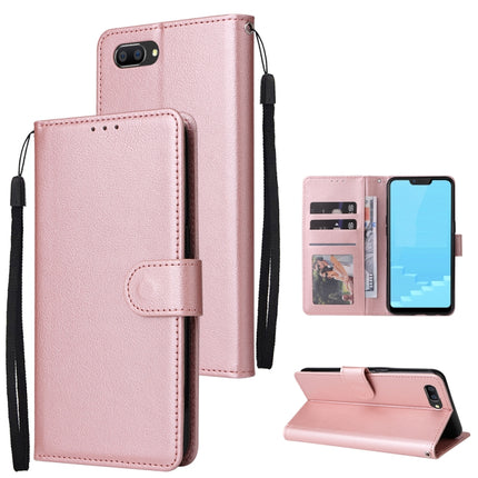Multifunctional Horizontal Flip Leather Case with Three Card Slot, For Realme C2, For OPPO A15 / A15s / A35, For OPPO A5 / A3s / A12e / C1