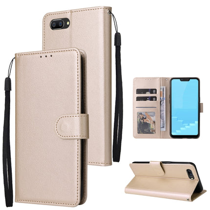 Multifunctional Horizontal Flip Leather Case with Three Card Slot, For Realme C2, For OPPO A15 / A15s / A35, For OPPO A5 / A3s / A12e / C1