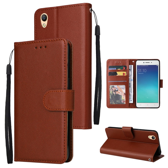 Multifunctional Horizontal Flip Leather Case with Three Card Slot, For OPPO A37, For vivo Y31, For vivo Y91C / Y1s