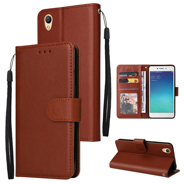 Multifunctional Horizontal Flip Leather Case with Three Card Slot, For OPPO A37, For vivo Y31, For vivo Y91C / Y1s