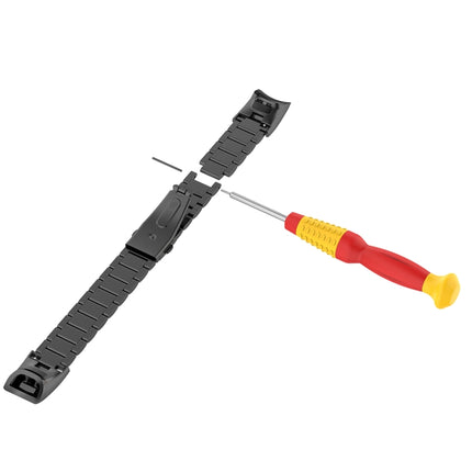 For Huawei Honor Band 4 (CRS-B19) / Honor Band 5 (CRS-B19S) Three Beads Steel Wrist Strap Watchband, For Honor Band 4