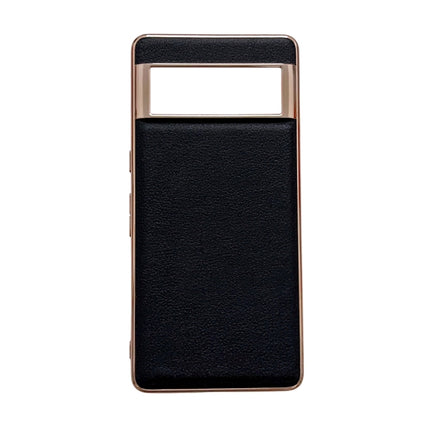 Waves Series Nano Electroplating Genuine Leather Phone Case, For Google Pixel 6, For Google Pixel 6 Pro, For Google Pixel 6a, For Google Pixel 7, For Google Pixel 7 Pro, For Huawei Enjoy 50 4G