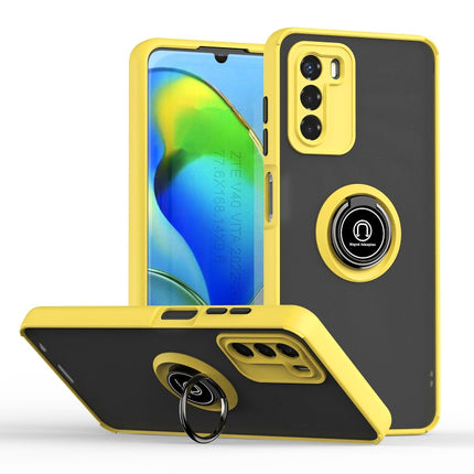 Q Shadow 1 Series TPU + PC Phone Case with Ring, For ZTE Blade V40 Vita, For ZTE Blade A52, For Xiaomi Redmi A1+