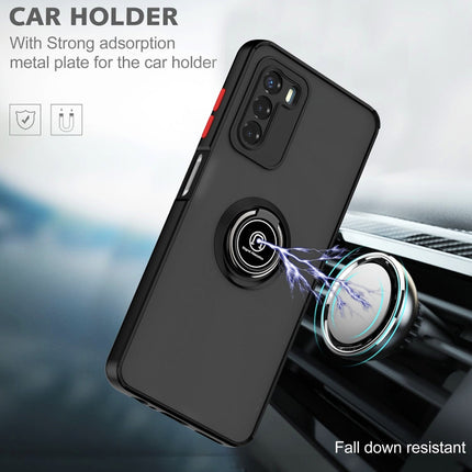 Q Shadow 1 Series TPU + PC Phone Case with Ring, For ZTE Blade V40 Vita, For ZTE Blade A52, For Xiaomi Redmi A1+