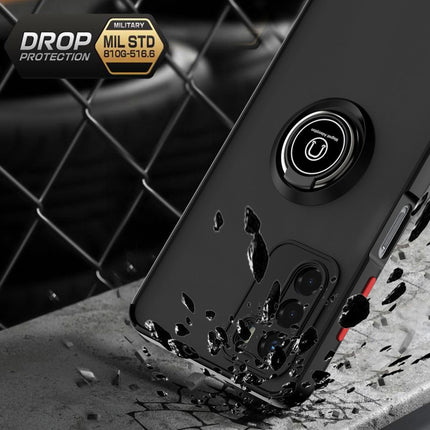 Q Shadow 1 Series TPU + PC Phone Case with Ring, For ZTE Blade V40 Vita, For ZTE Blade A52, For Xiaomi Redmi A1+