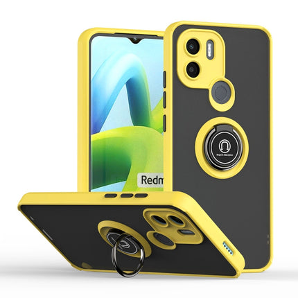 Q Shadow 1 Series TPU + PC Phone Case with Ring, For ZTE Blade V40 Vita, For ZTE Blade A52, For Xiaomi Redmi A1+