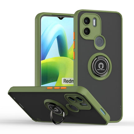 Q Shadow 1 Series TPU + PC Phone Case with Ring, For ZTE Blade V40 Vita, For ZTE Blade A52, For Xiaomi Redmi A1+